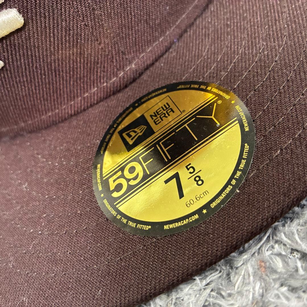 アルファ×ニューエラ59FIFTY パドレス キャップ 茶 7 5/8 別注