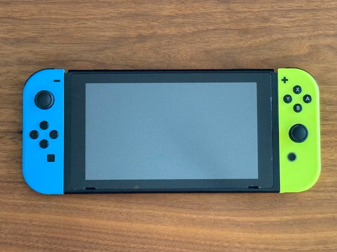 【中古】Nintendo Switch 本体 青/黄 【箱・付属品付】