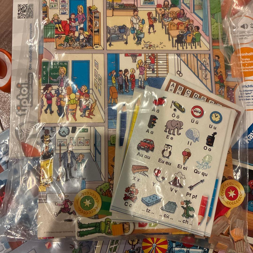 tiptoi Wir spielen Schule ドイツ語　タッチペン教材
