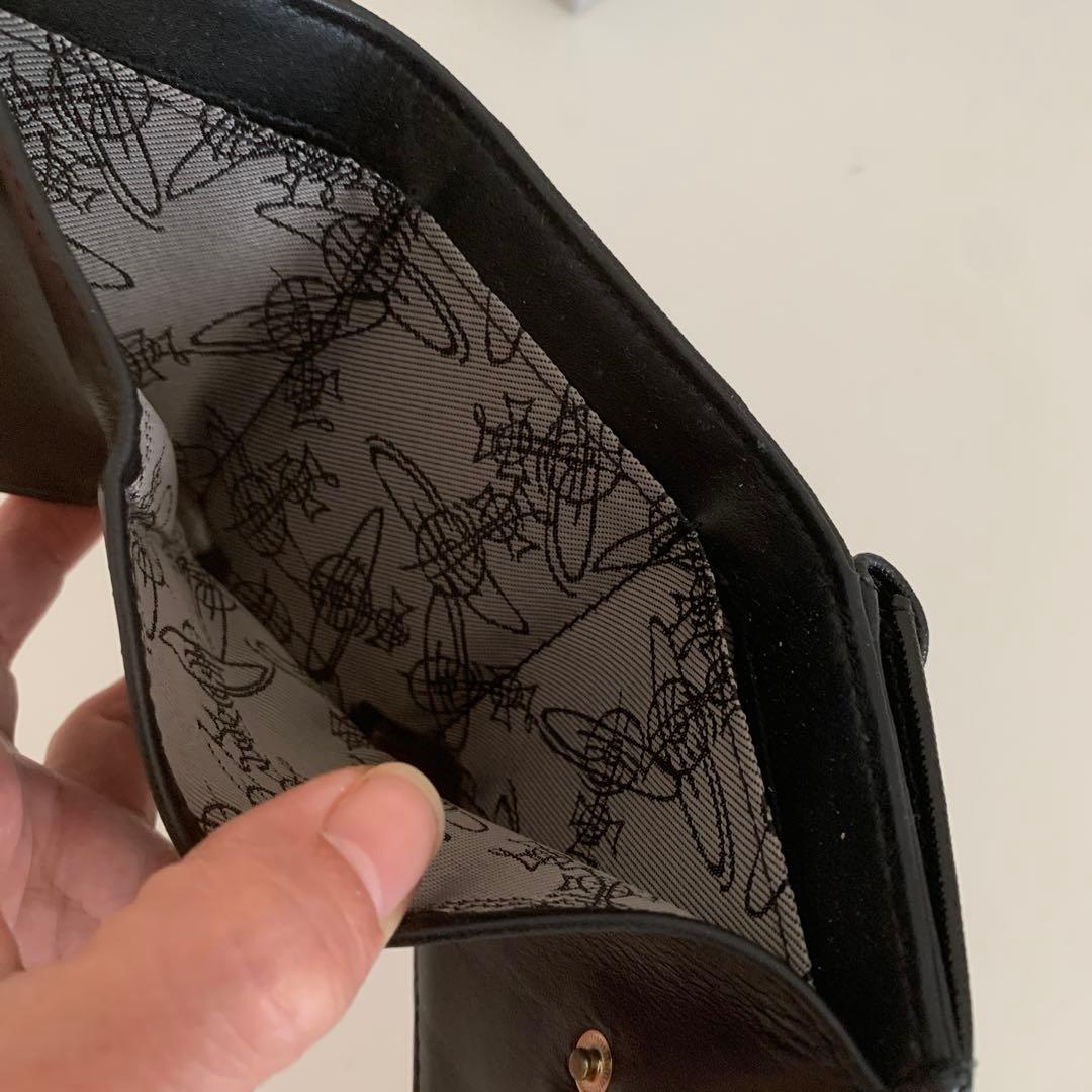 美品Vivienne Westwood サフィアーノレターウォレット ブラック