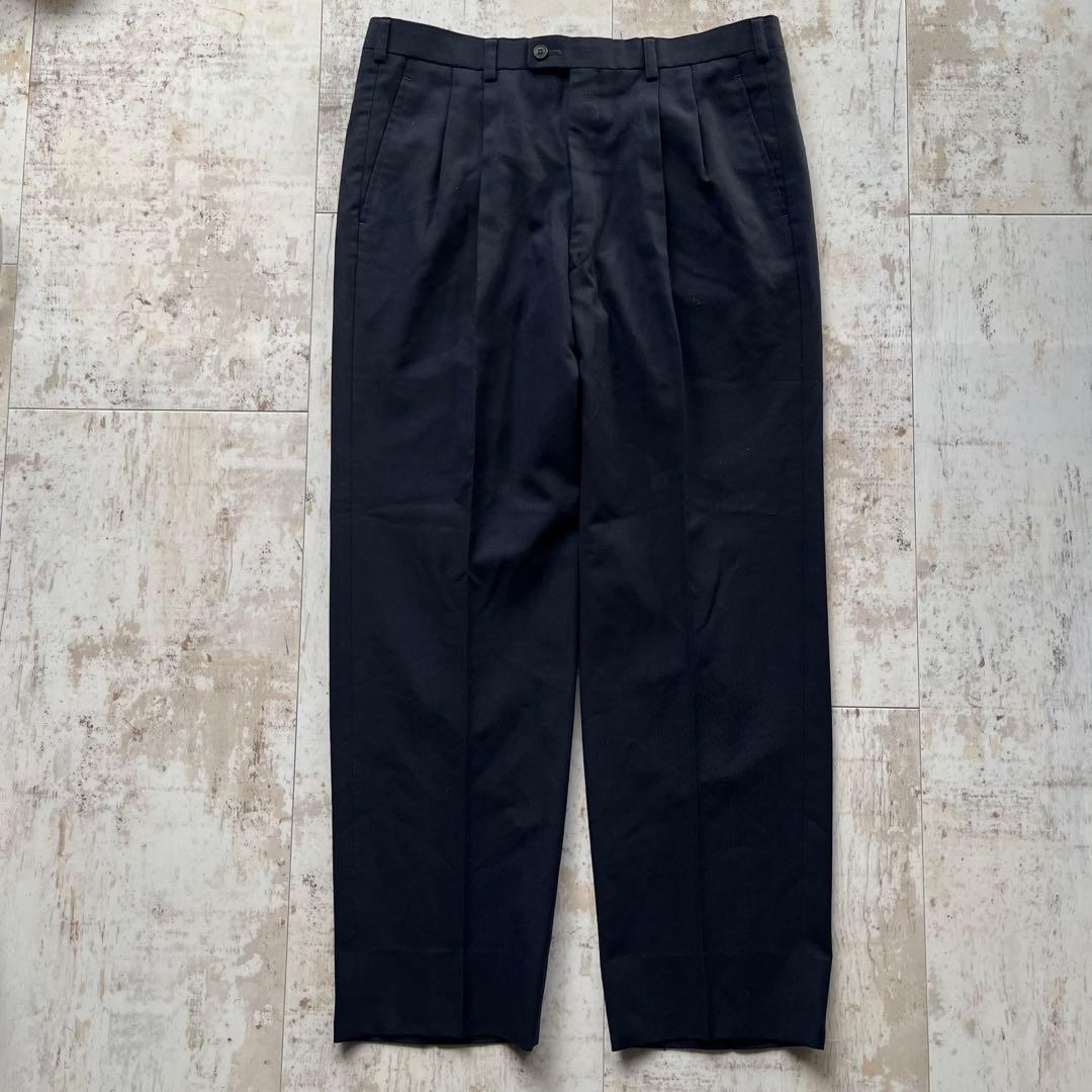 LANVIN ランバン ネイビー 金ボタン 紺ブレ ダブル セットアップ スーツ