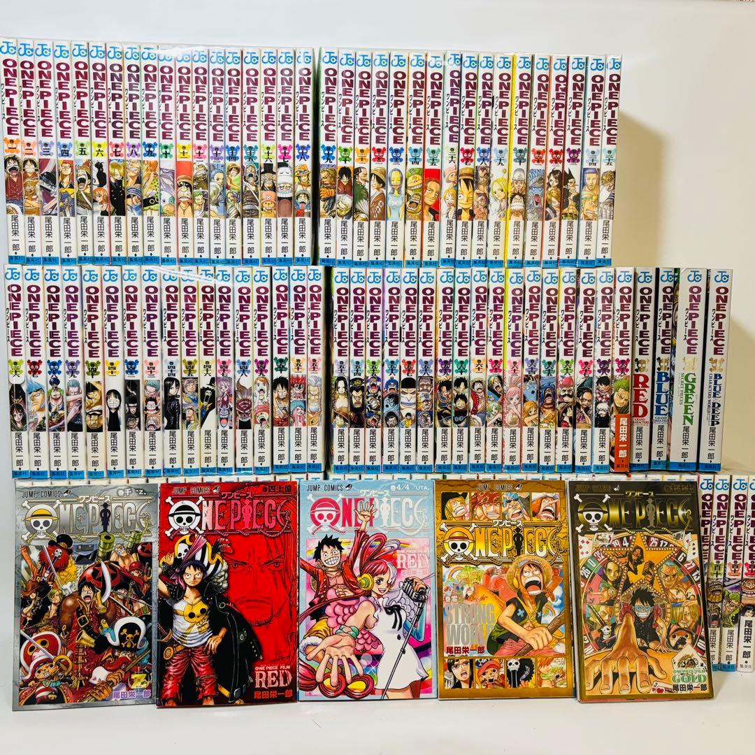 【状態良多数】ONE PIECE 1～112巻 既刊全巻セット + 関連本9冊