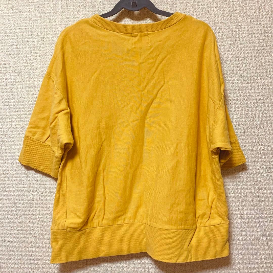 ヒスグラ Tシャツ 黄色 しっかり生地 Free イエロー 春 プレミア
