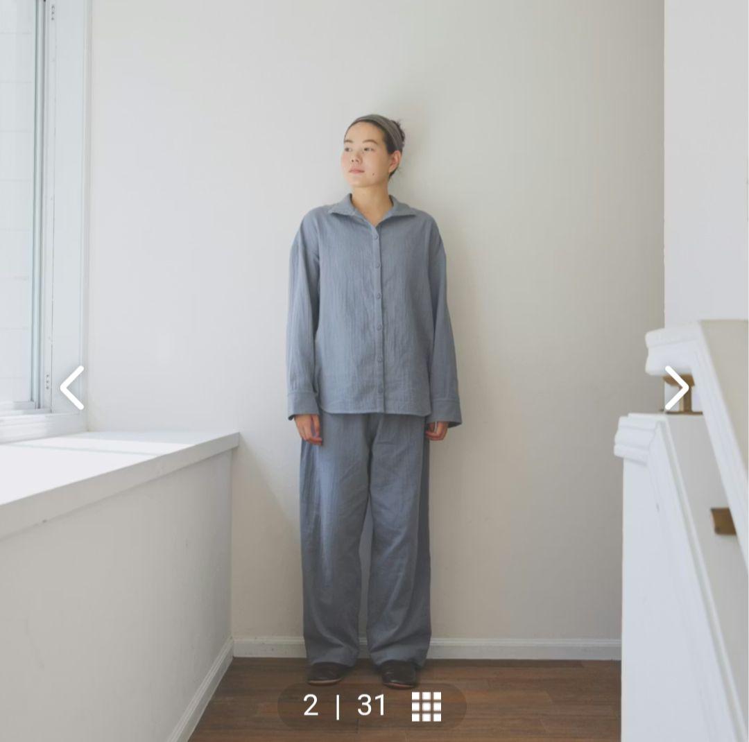 北欧、暮らしの道具店　ガーゼパジャマ　 S〜Mサイズ