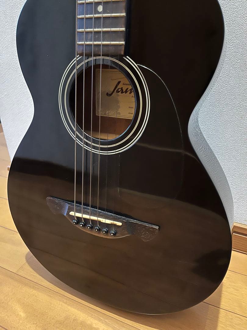 【値下げ】ミニギター　アコースティック　James ブラック　JFM-1BK