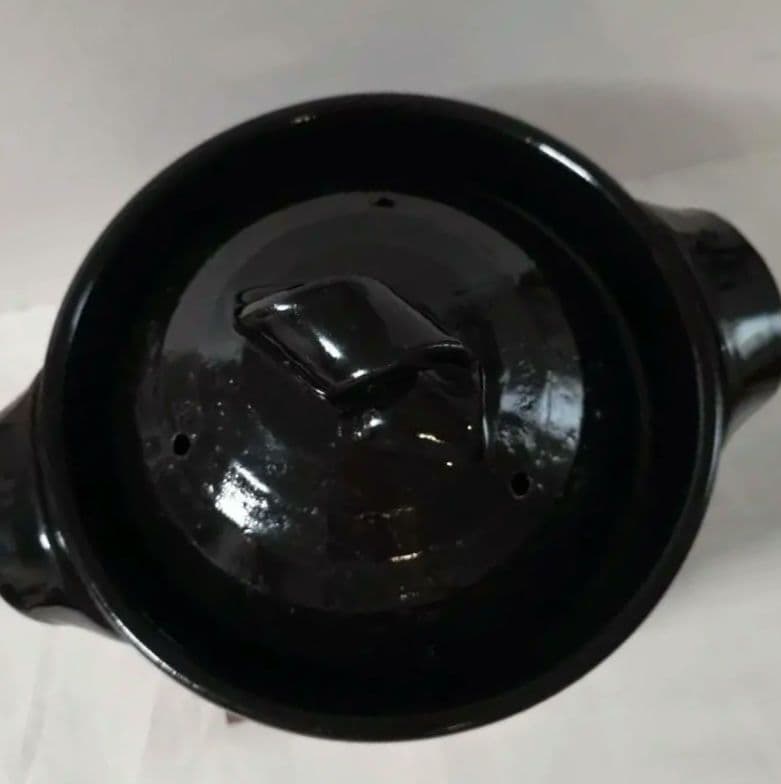 信楽焼 ごはん鍋 5合炊き 黒釉 御飯鍋 ふっくら！土鍋