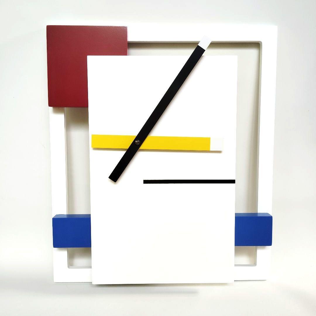 De Stijl Clock MoMA 掛け時計 置き時計 モンドリアン モマ
