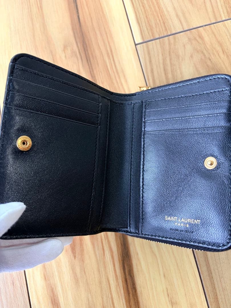 新品未使用 サンローラン SAINT LAURENT ジップウォレット