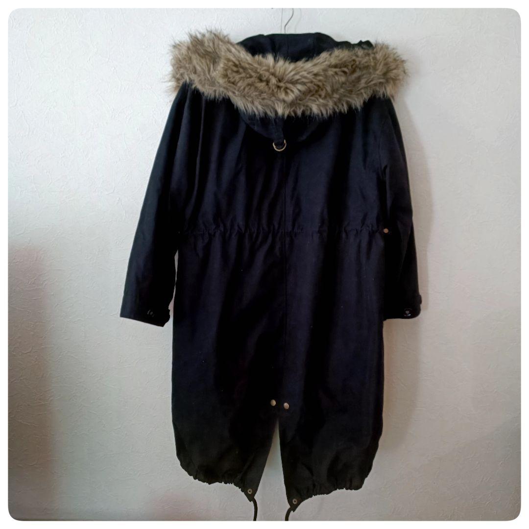 AS KNOW AS モッズコート　黒　美品