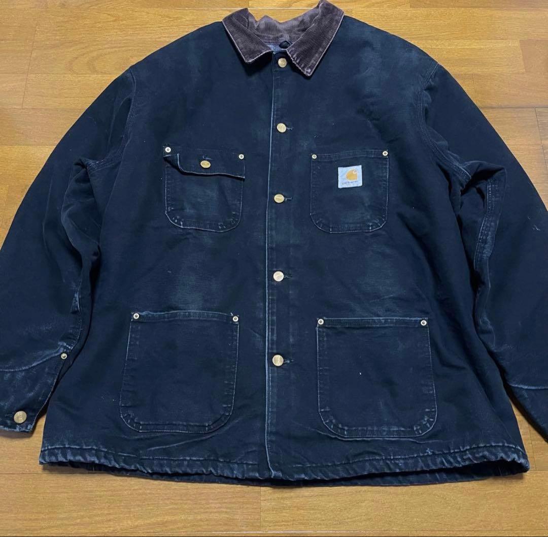 g*9様 Carhartt カーハート ミシガンチョアコート カバーオールBLK