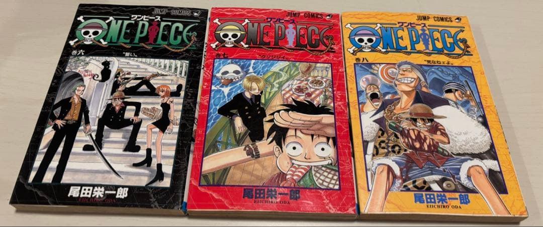 当時物 初版 ONEPIECE 6.7.8