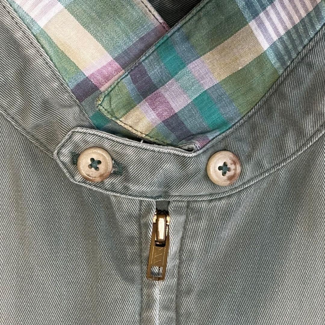 90s USA製 POLO ラルフローレン スウィングトップ フェード グリーン
