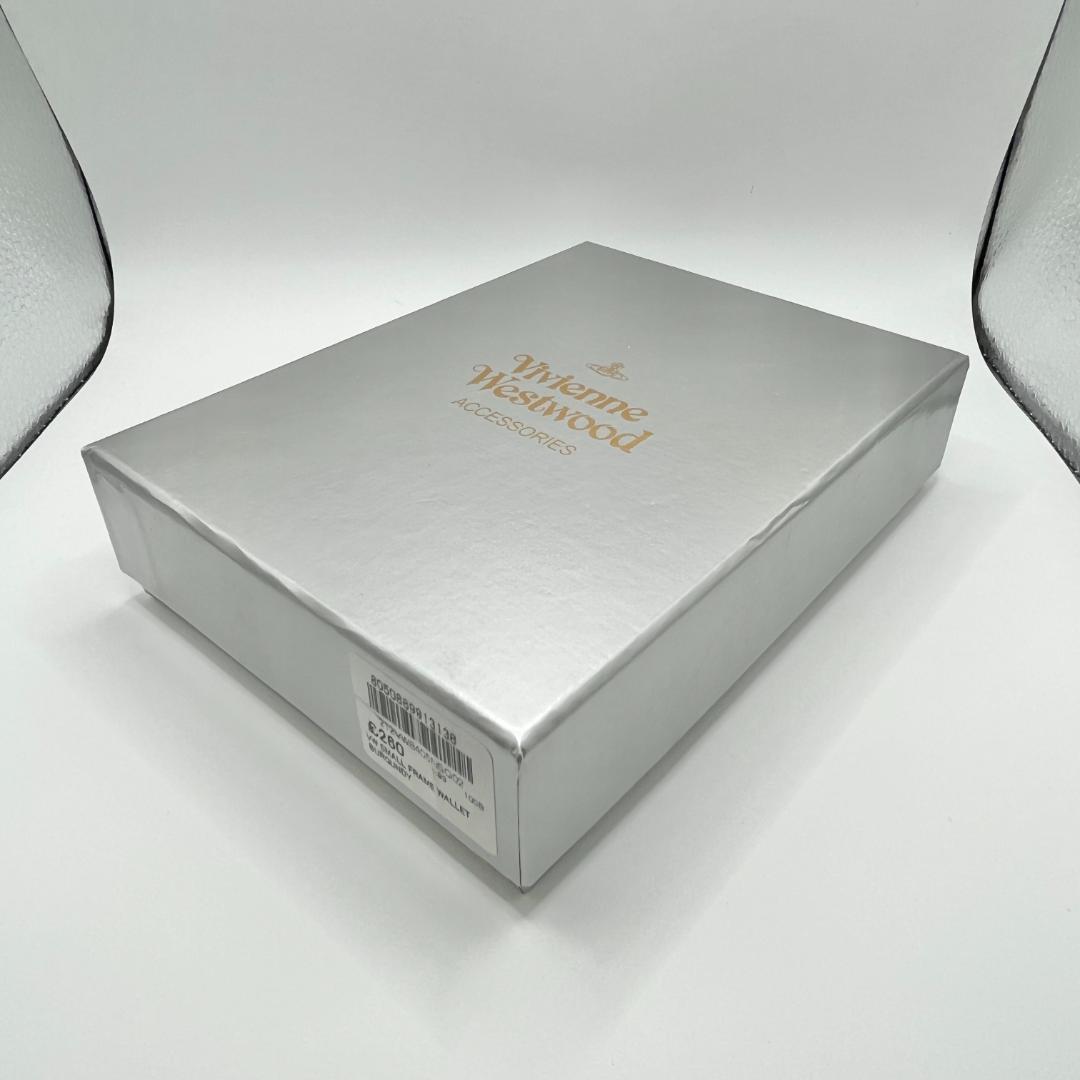 大人気 Vivienne Westwood 特価 がま口 エンジ赤 人気 折財布