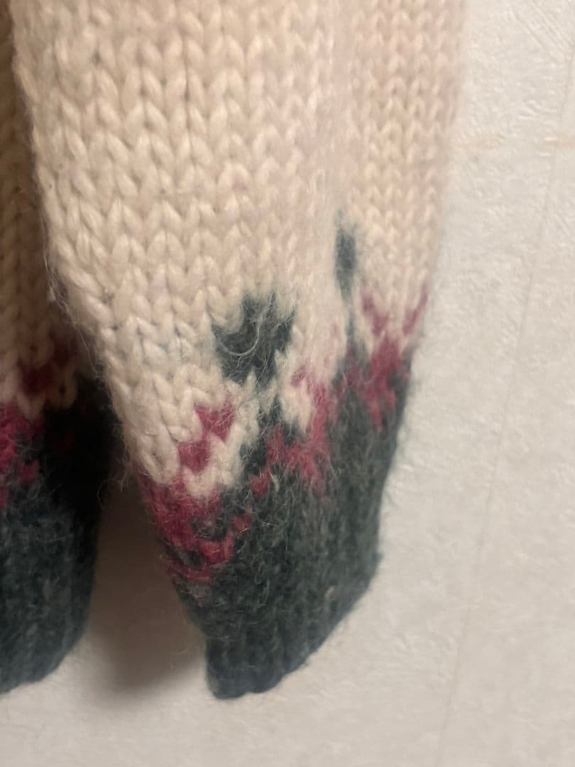 美品　Alva Knit　フェアアイル　カーディガン　アイスランド製