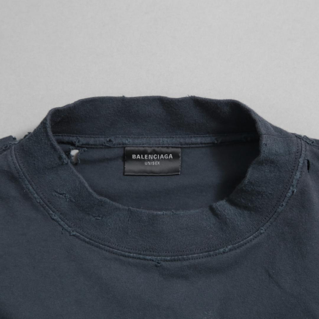 BALENCIAGA 24SS 美品 ネイルポリッシュ クロップド Tシャツ