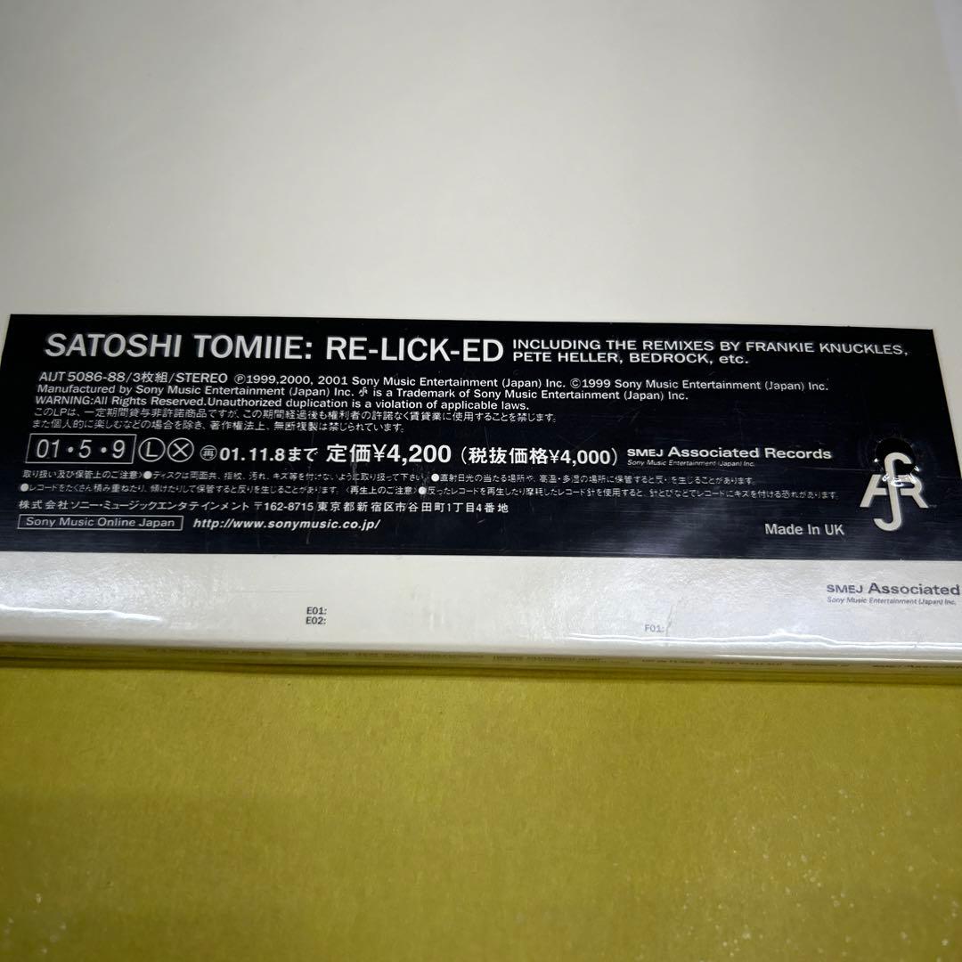 サトシ・トミイエ／RE -LICK -ED アナログレコード3枚組
