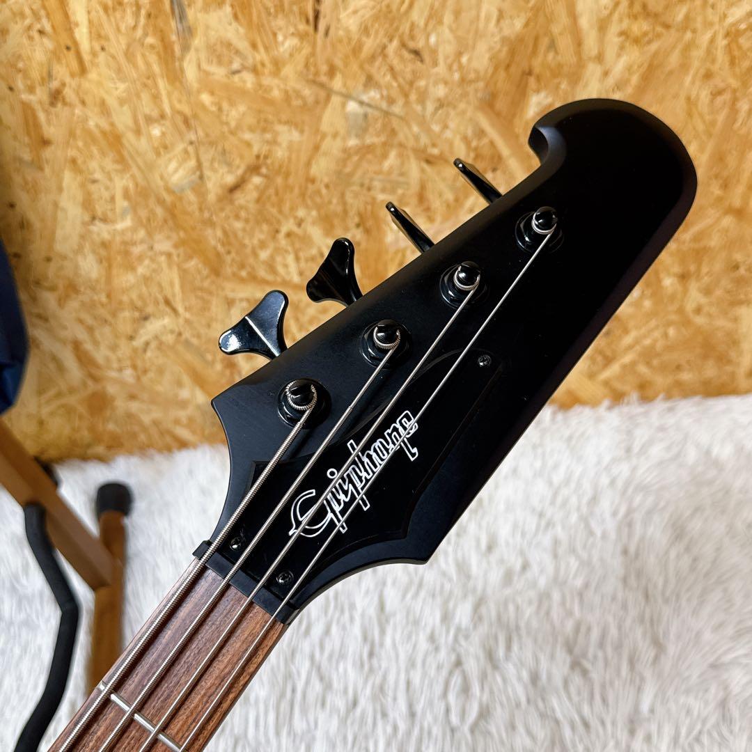 極上美品！Epiphone Goth Thunderbird Bass