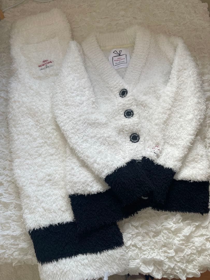 カシミヤ&羊毛混　ジェラートピケ　セットアップ
