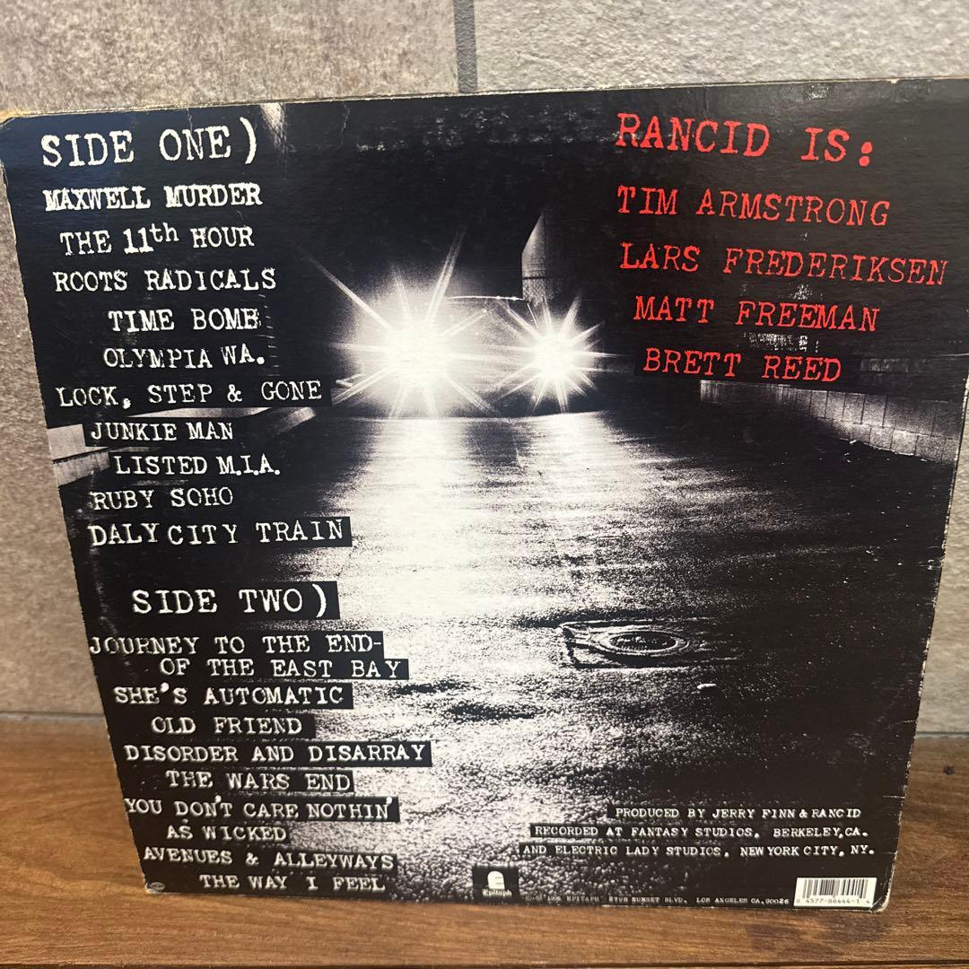 Rancid LP レコード　And Out Come the Wolves