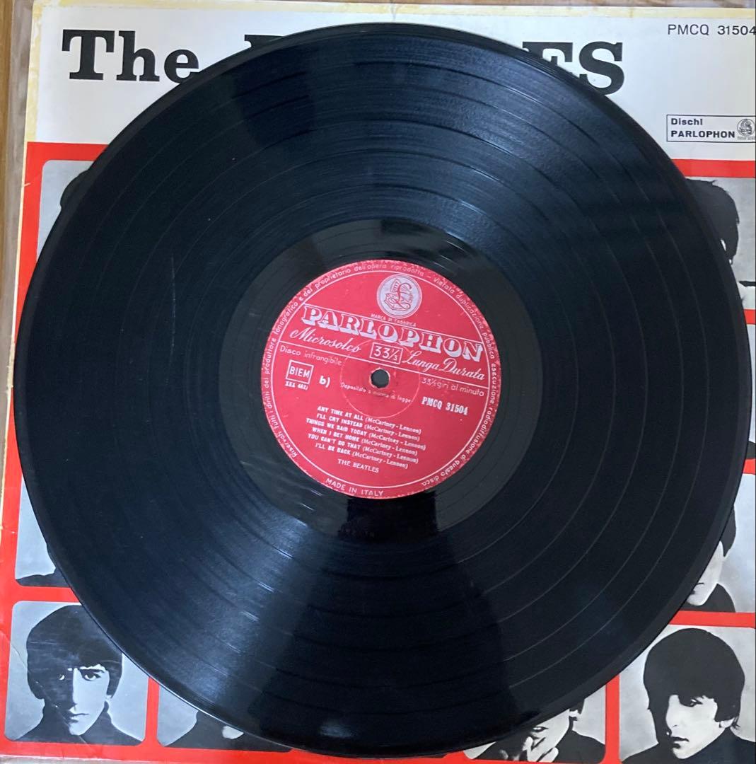 激レアイタリアオリジナル初回ハードデイズナイトBeatlesビートルズレコード