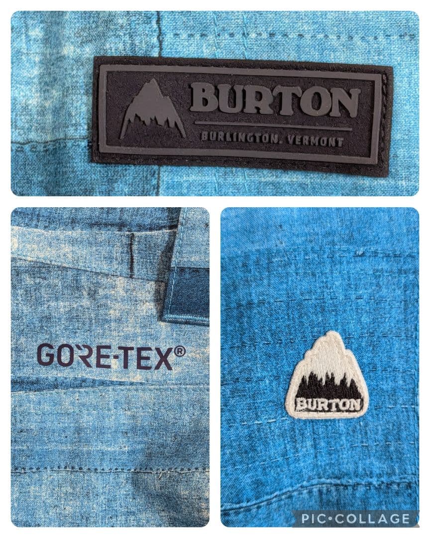 【未使用級】BURTON / バートン◆GORE-TEX◆ ビブパンツ スノボー