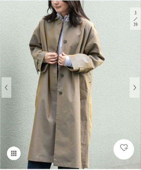 【新品】EKAL アーバンリサーチ　T/Cツイルステンカラーコート