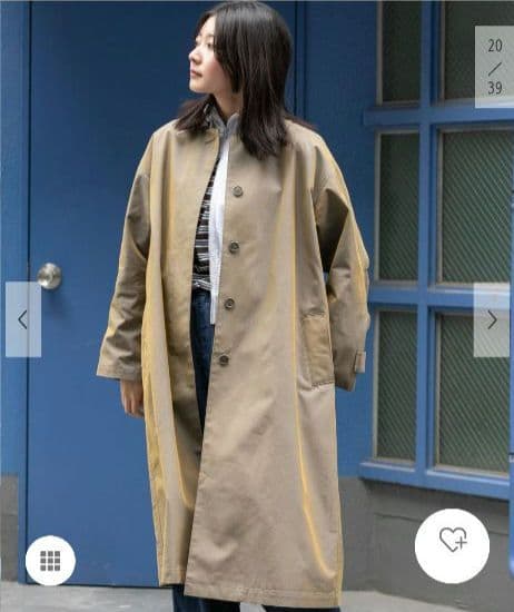 【新品】EKAL アーバンリサーチ　T/Cツイルステンカラーコート