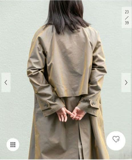 【新品】EKAL アーバンリサーチ　T/Cツイルステンカラーコート