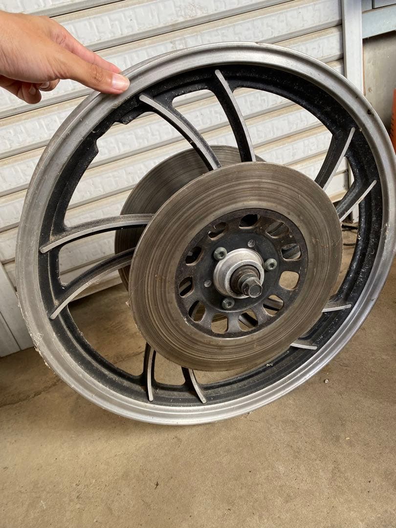 RZ250/RZ350 フロントホイール ダブルディスク 当時物 旧車 4l3