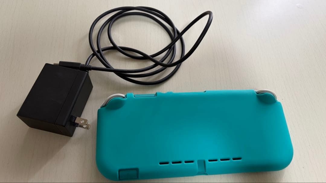 Nintendo Switch Lite ターコイズ 本体 充電機、カバー付き