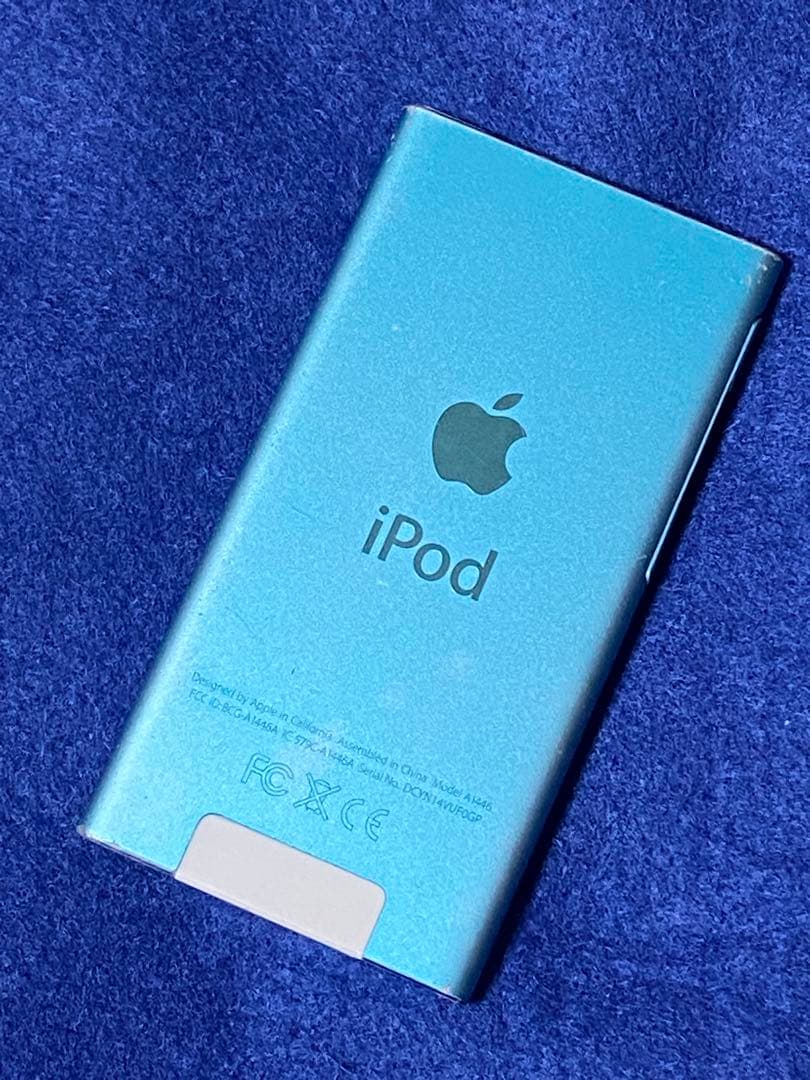 新品バッテリー Apple iPod nano 第7世代 ブルー 液晶新品