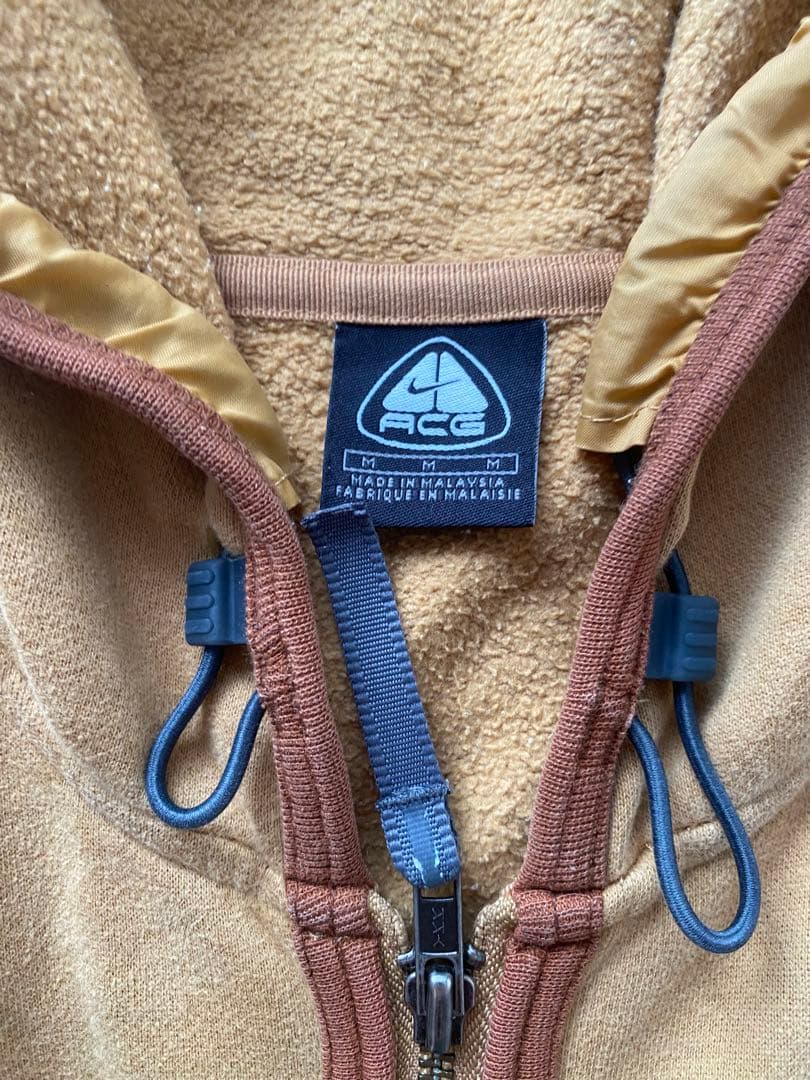 ジャケット・アウター 00s nike acg thumb hole full zip hoodie