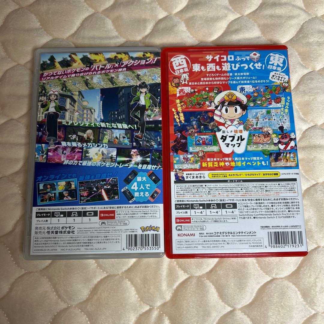 Switchポケモン レジェンズ Z-A/Switch2 桃太郎電鉄 2 セット
