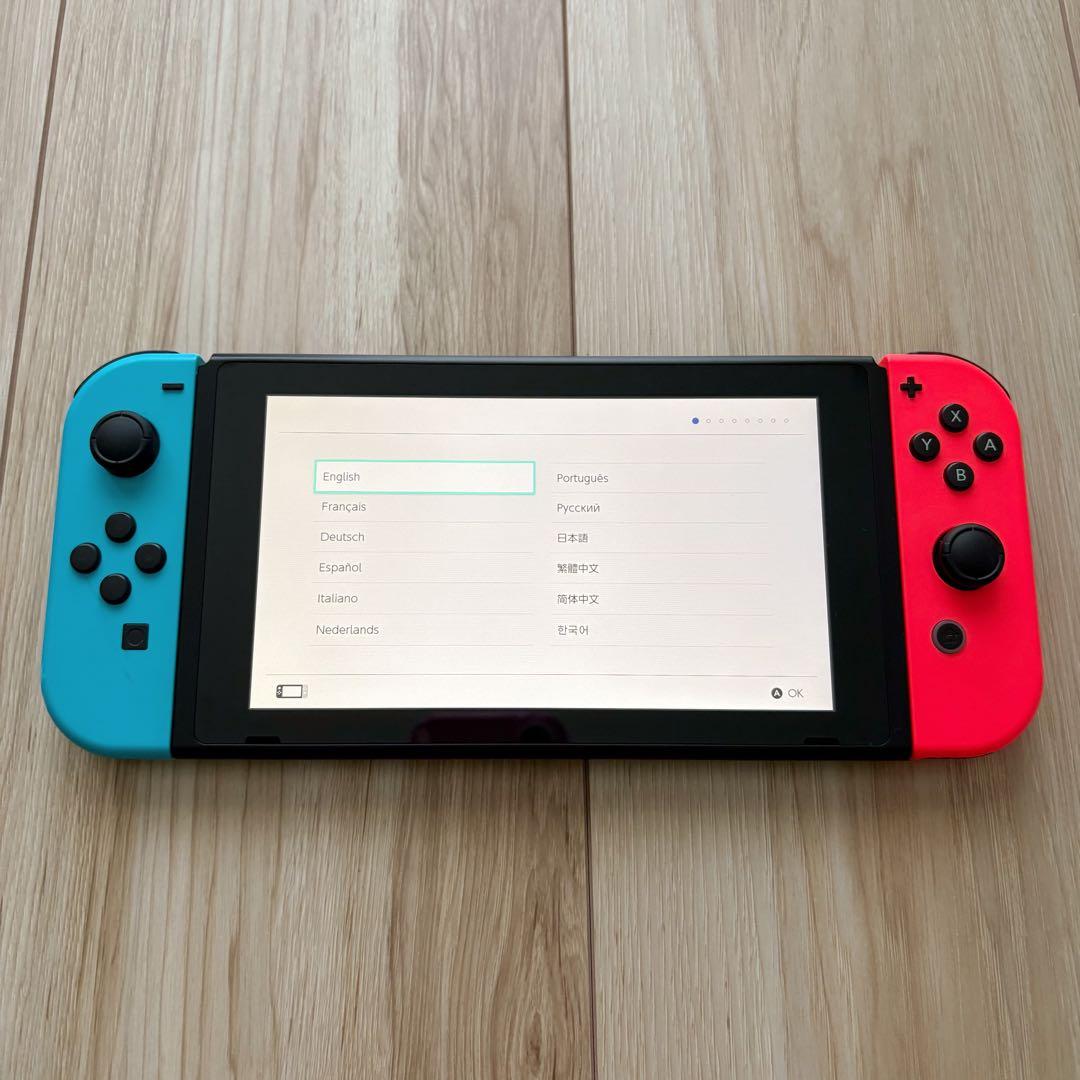 ジャンク ニンテンドーSwitch 本体　有線コントローラー付