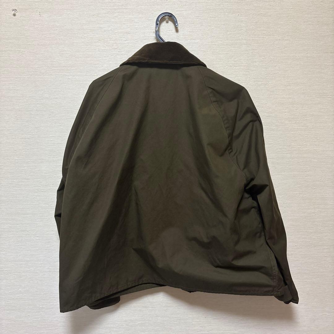 barbour ノンオイル　スペイジャケット　10 短丈 ボックスシルエット