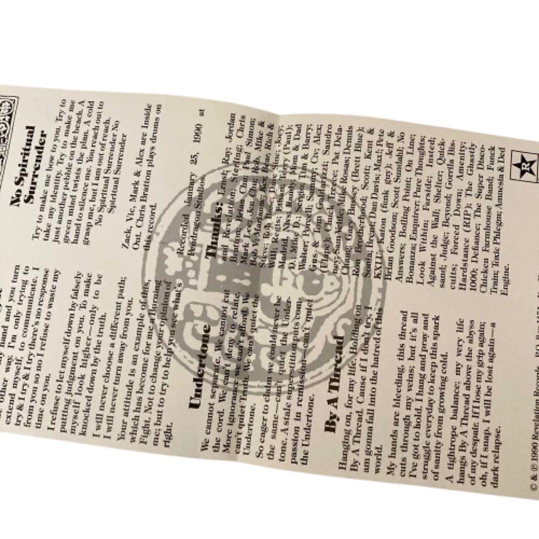 INSIDE OUT / BURNING FIGHT シングルレコード