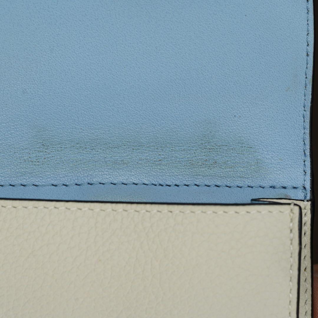 日本橋三越購入 LOEWE トライフォールドウォレット 限定色