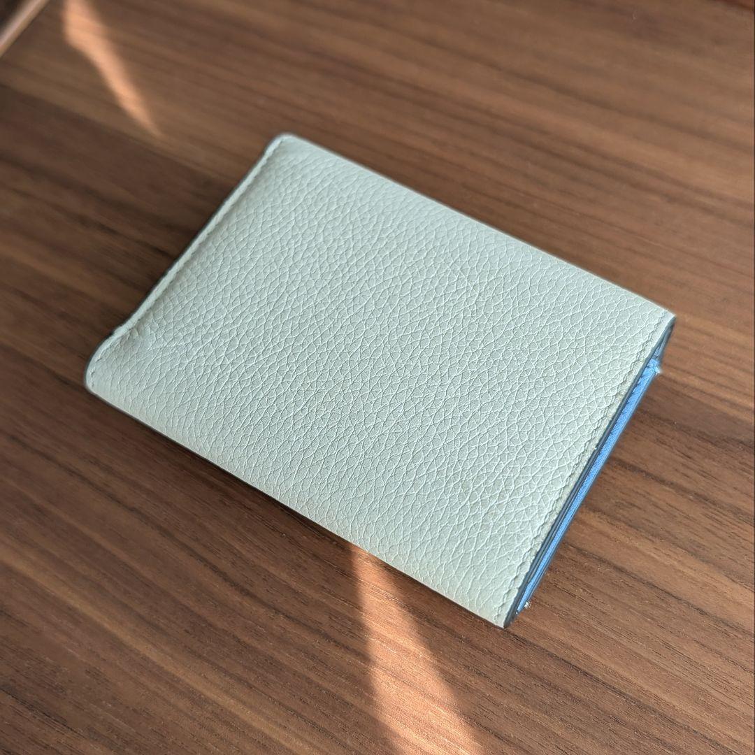 日本橋三越購入 LOEWE トライフォールドウォレット 限定色