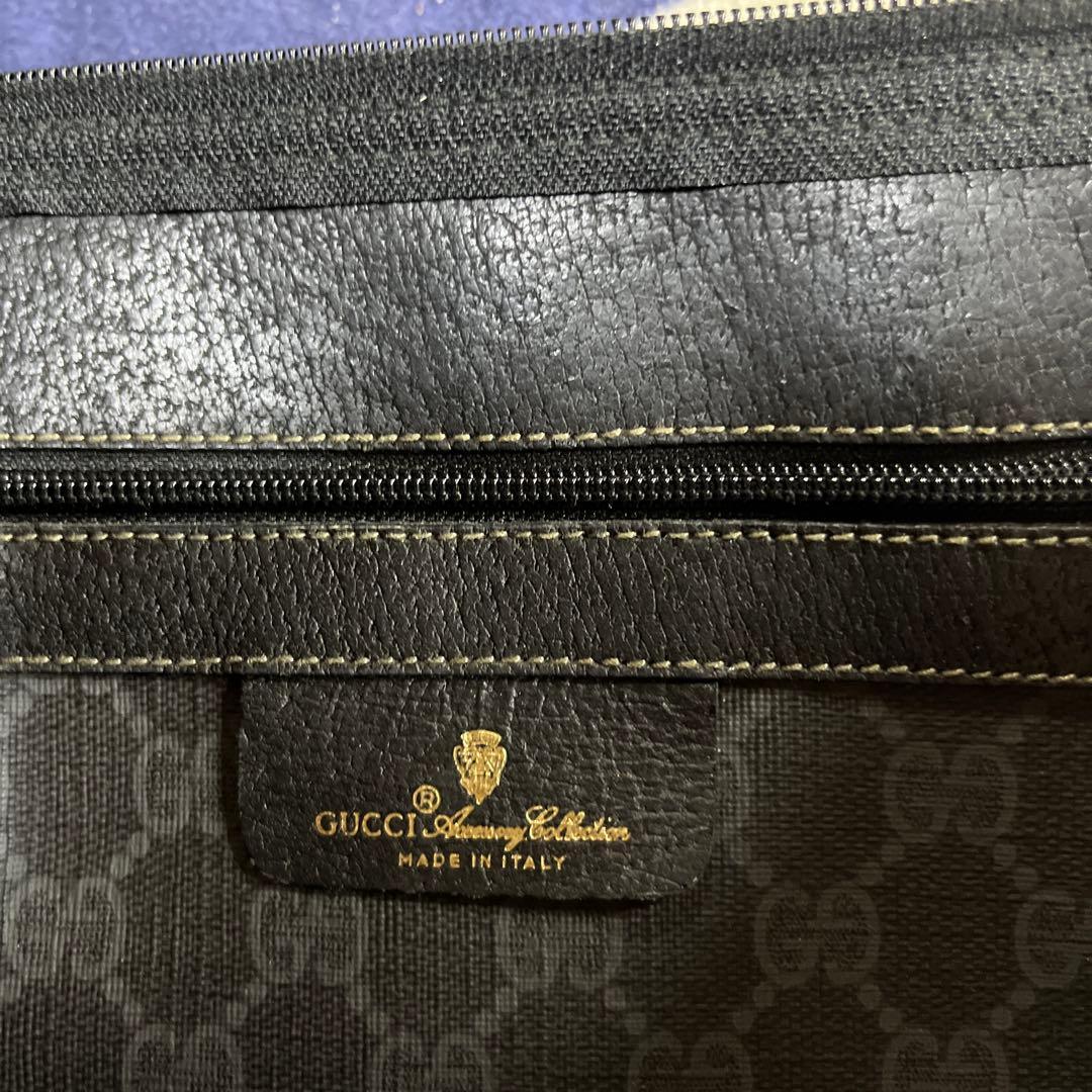 GUCCI ボストンバッグ ブラック/グリーン/レッド