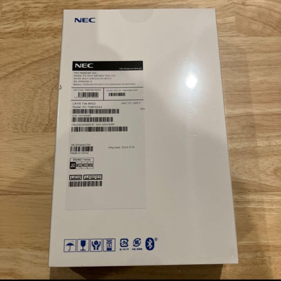 F*J様 NEC LAVIE Tab 18 アークティックグレー 本体