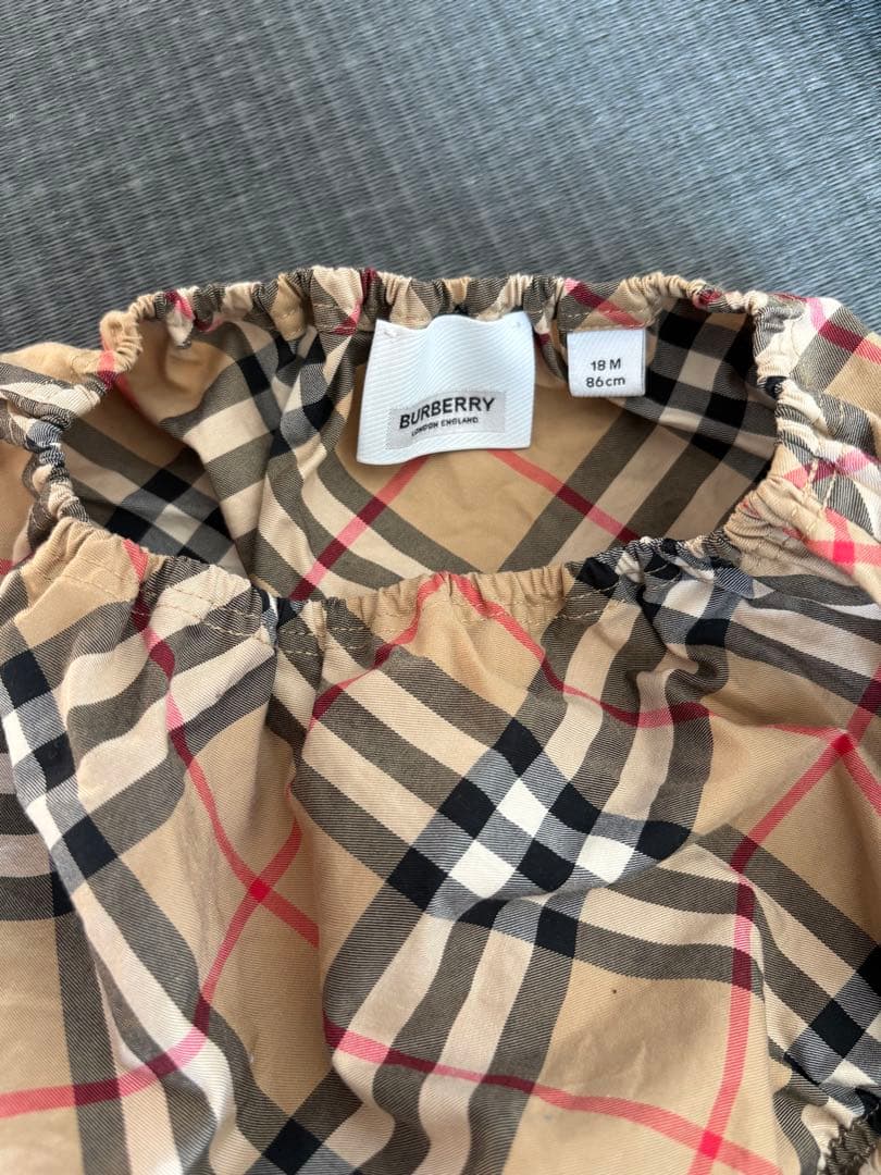 BURBERRY チェック柄 ワンピース 18M 86㎝