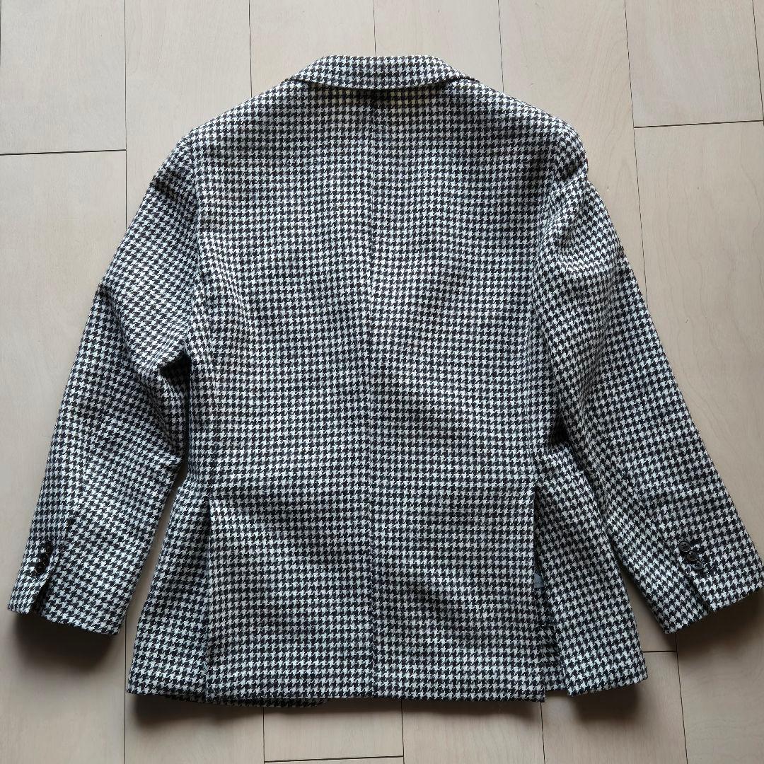 Marling&Evansマーリング&エバンス茶ハウンドトゥースジャケット　46