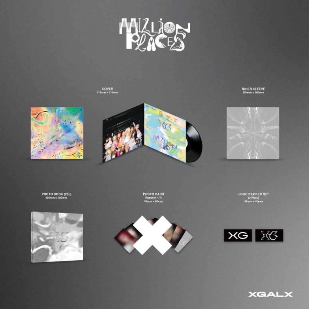 U*A様 XG million places vinyl レコード　完全受注生産