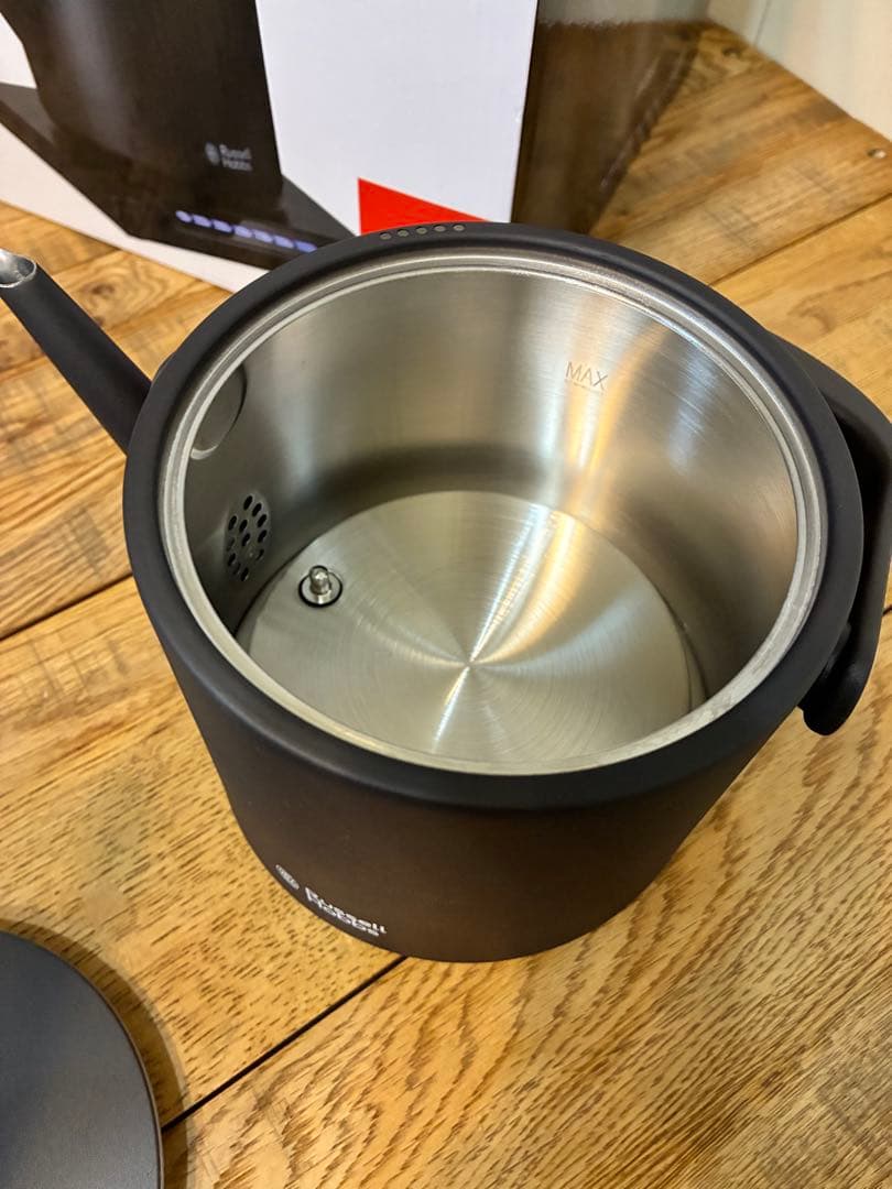 新品 ラッセルホブス Tケトル ブラック 7106JP-BK