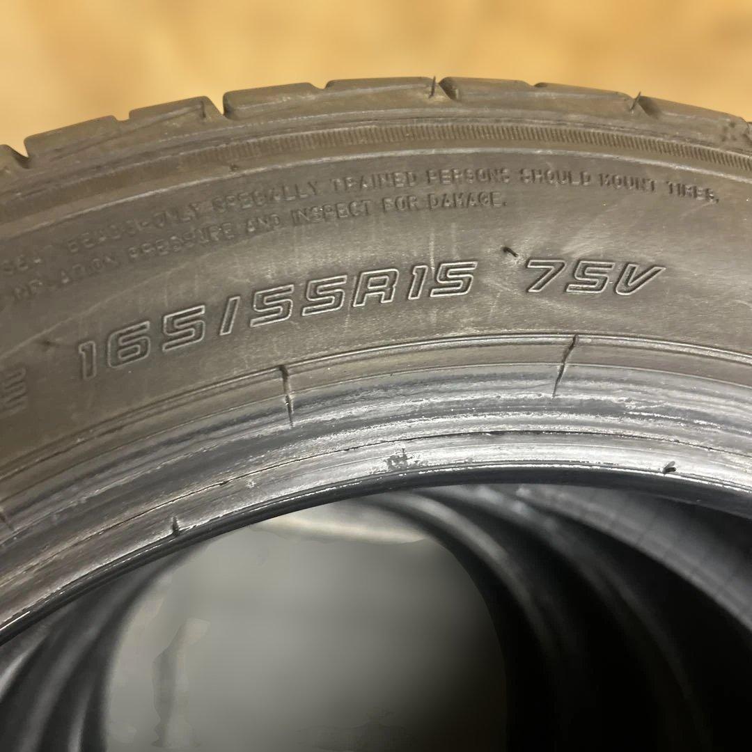 Nボックス タント　ムーブなど　165/55R15 ノーマルタイヤ4本セット