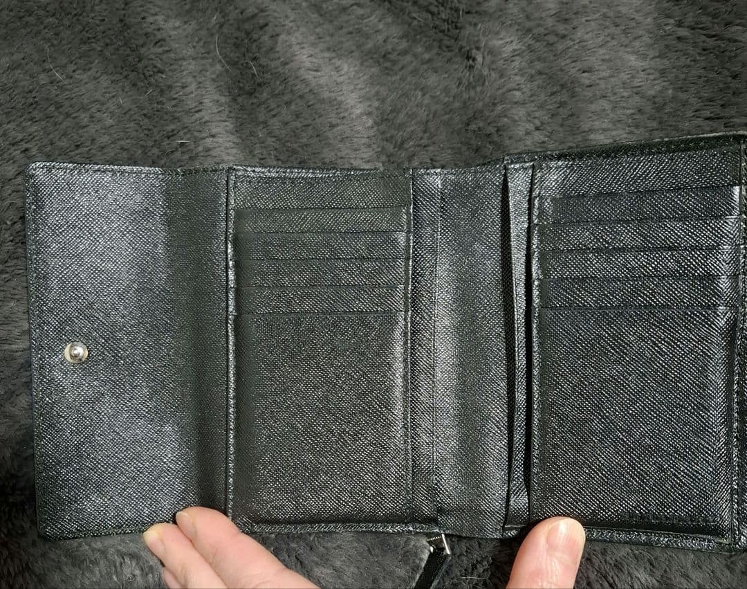 BURBERRY バーバリー 二つ折り財布 ノバチェック ブラック