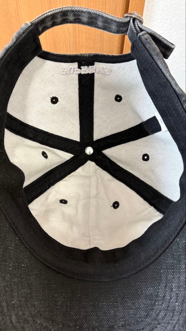帽子 supreme pigment S logo 6-panel
