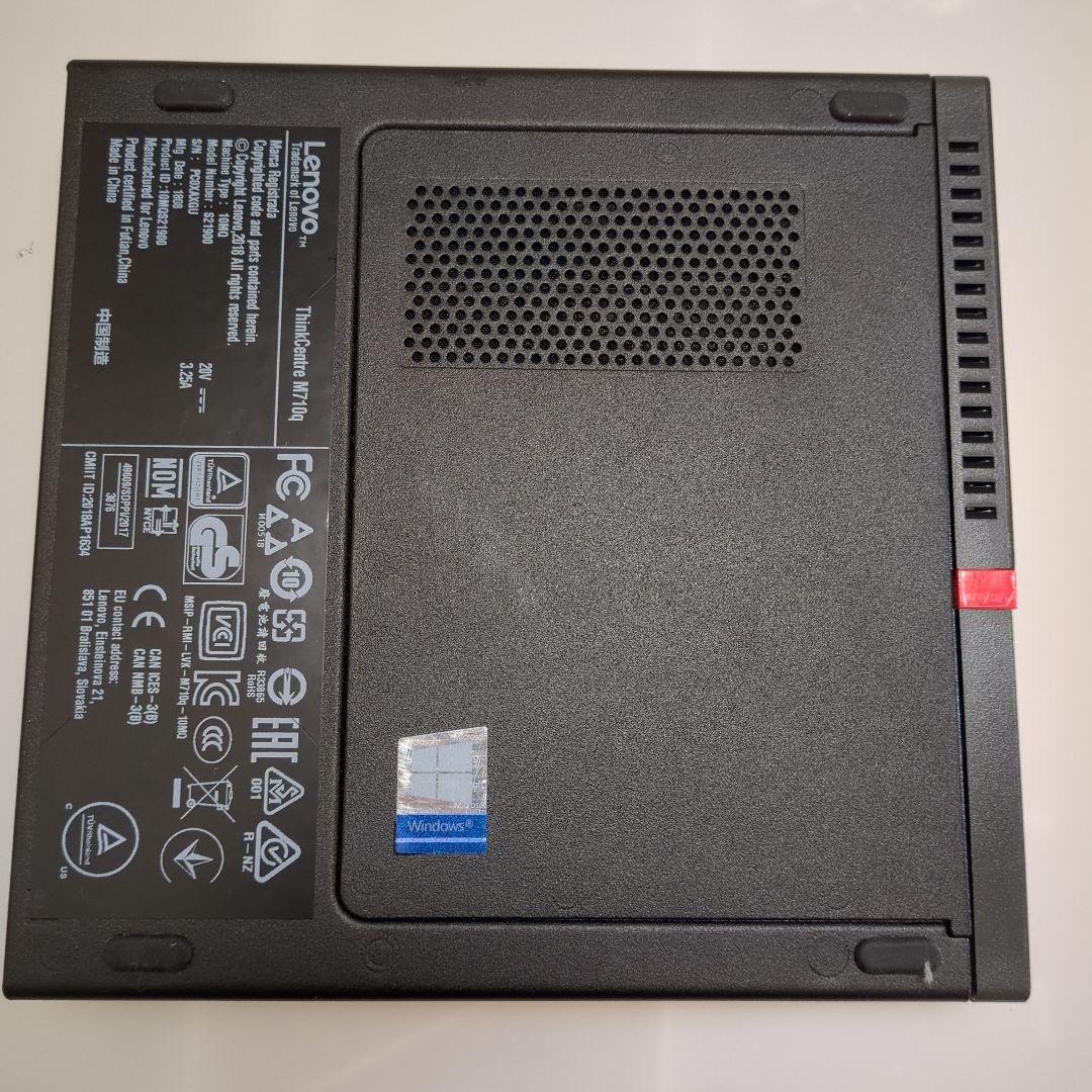 ミニPC LenovoThinkCentre M710q i3-7100T 4GB