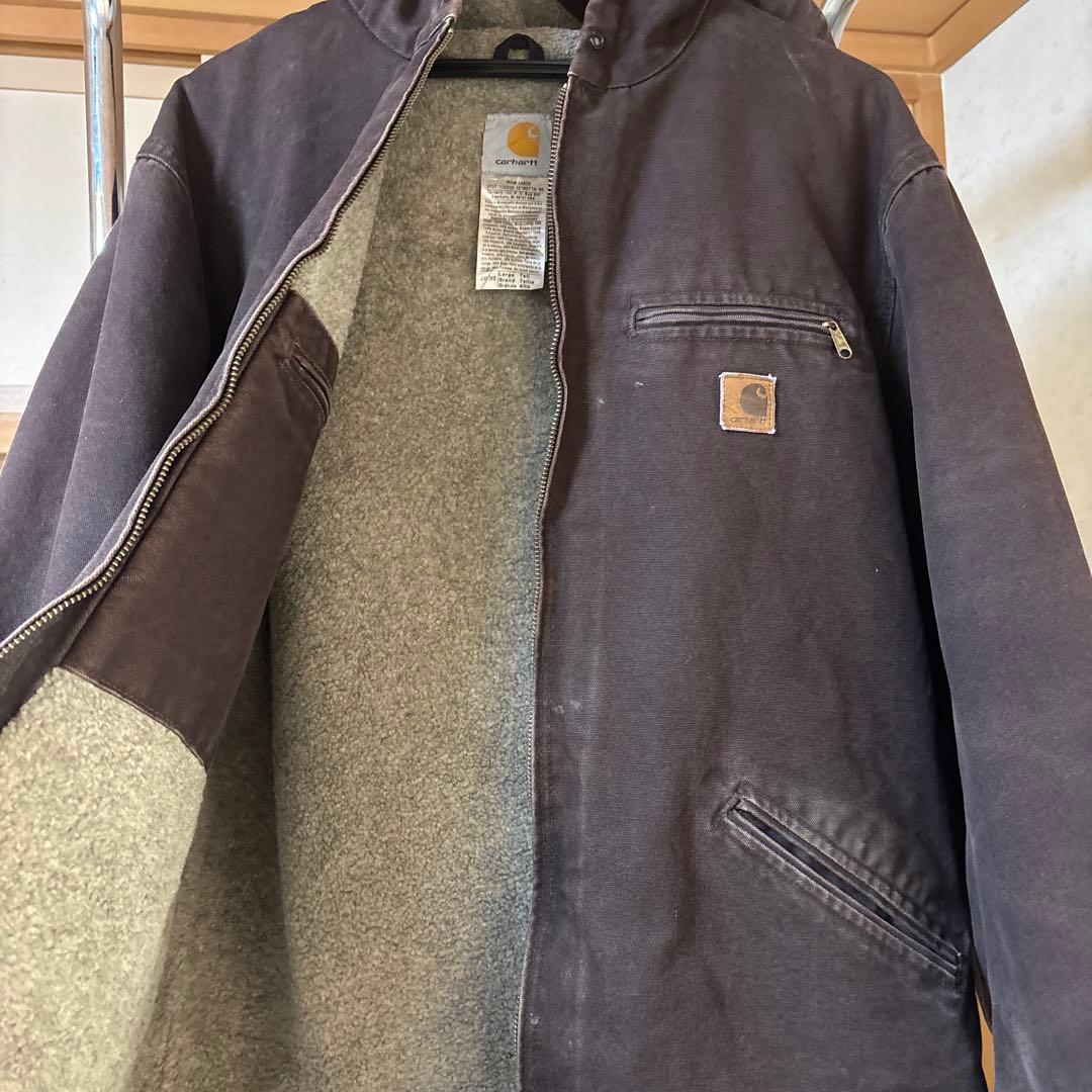 Y*K様 Carhartt フード付きジャケット L ダークブラウン
