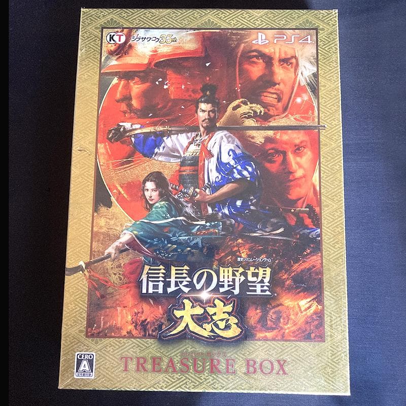 新品 信長の野望・大志 TREASURE BOX PlayStation 4版
